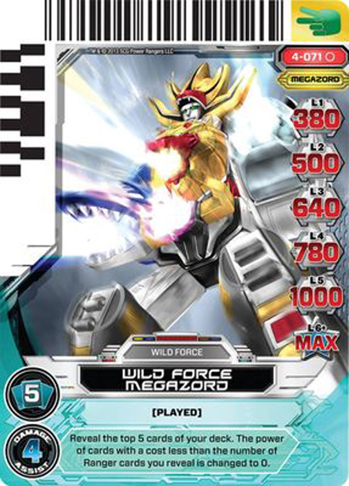 Wild Force Megazord 071